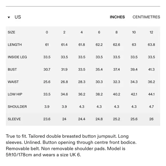 Self-Portrait Black Wool Double Breasted Jumpsuit - Picture 6 of 6